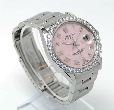 rolex day date smoke dial|rolex day date pink pearl dial.